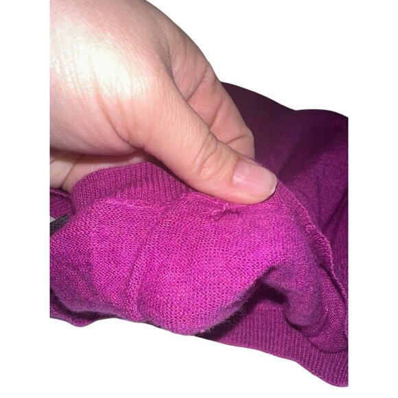 Mens Brett Johnson Italy Linen Cashmere Crewneck Sweater Purple 54 US Large - Picture 5 of 8